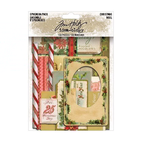 Idea-ology Tim Holtz - Tim Holtz Christmas Ephemera  Idea-ology Tim Holtz - Tim Holtz Christmas Ephemera