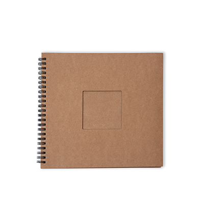 Studio Light - Spiral passe-partout journal, Kraft Essentials nr. 28