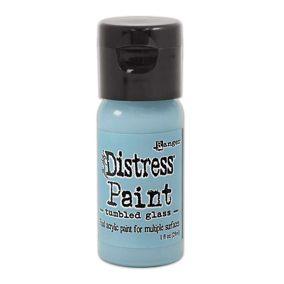 Ranger - Tim Holtz Distress Paint Flip Top Tumbled Glass 1 fl oz (29 ml)