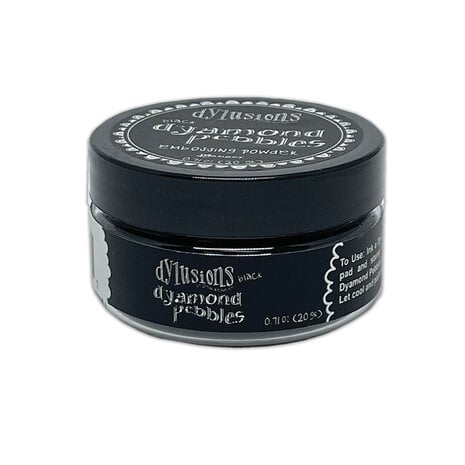 Ranger - Dyan Reaveley Dylusions Dyamond Pebbles Black 20g Ranger - Dyan Reaveley Dylusions Dyamond Pebbles Black 20g