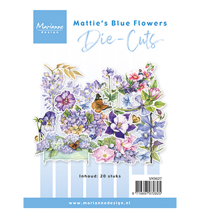 Marianne D Die-cuts Mattie's blue flowers Marianne D Die-cuts Mattie's blue flowers