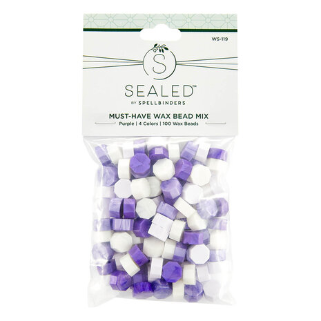 Spellbinders - Must-Have Wax Bead Mix Purple (100pcs)