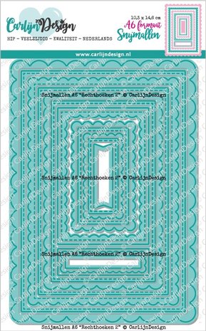 CarlijnDesign Snijmallen A6 Rechthoeken 2 CarlijnDesign Snijmallen A6 Rechthoeken 2