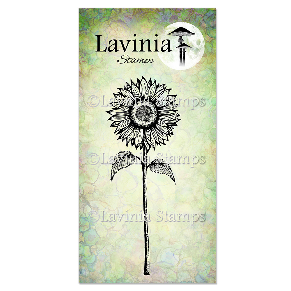 Lavinia Stamps -  Open Sunflower Stamp