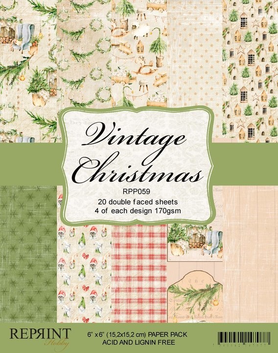 reprint-vintage-christmas-6x6-inch-paper-pack-rpp0