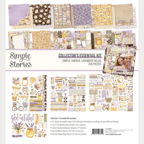 Simple Stories - Simple Vintage Lavender Fields Collector's Essentials Kit
