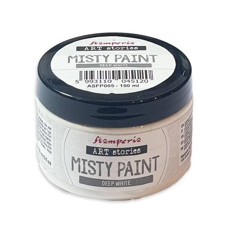 Stamperia - Art Stories Misty Paint Deep White 150ml 
