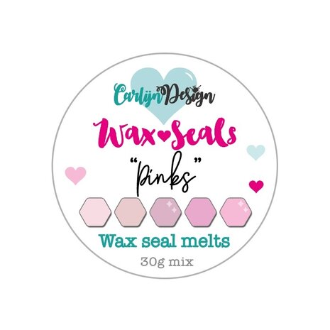 CarlijnDesign - Wax Seal Melts "Pinks" 30g