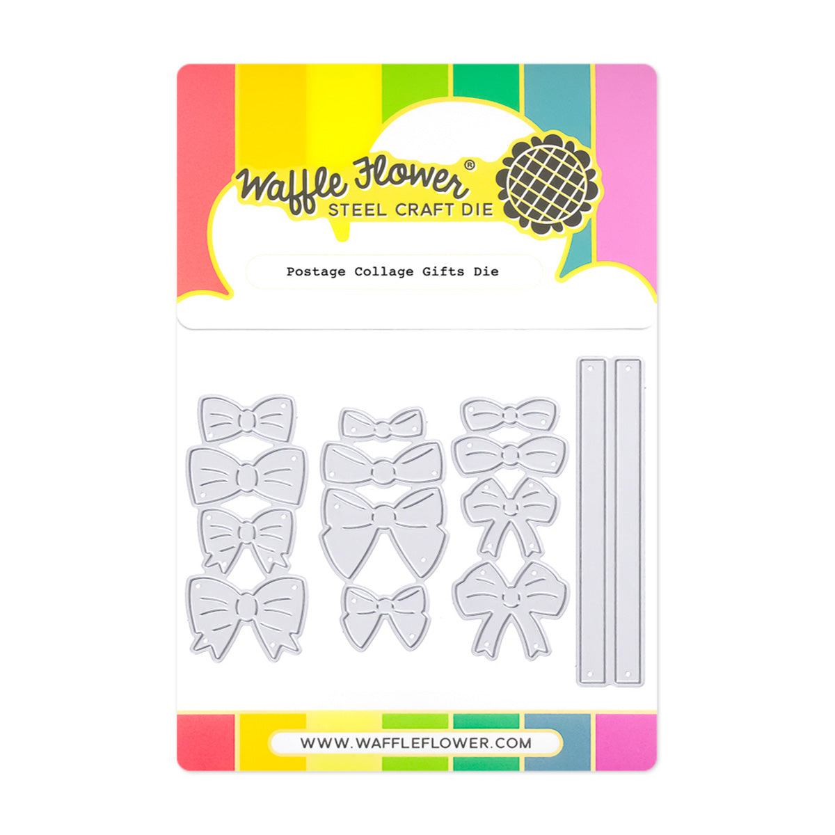 Waffle Flower -Postage Collage Gifts Die