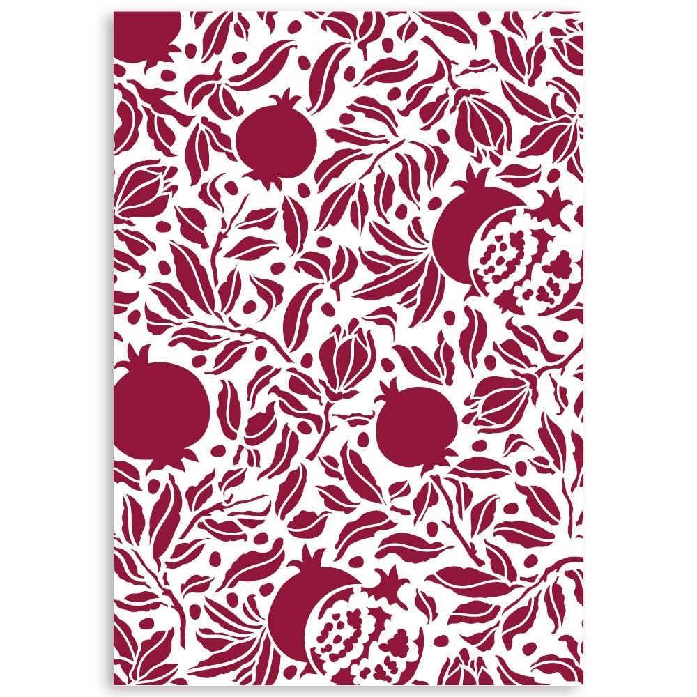stamperia-stencil-a4-casa-granada-pomegranades-tex