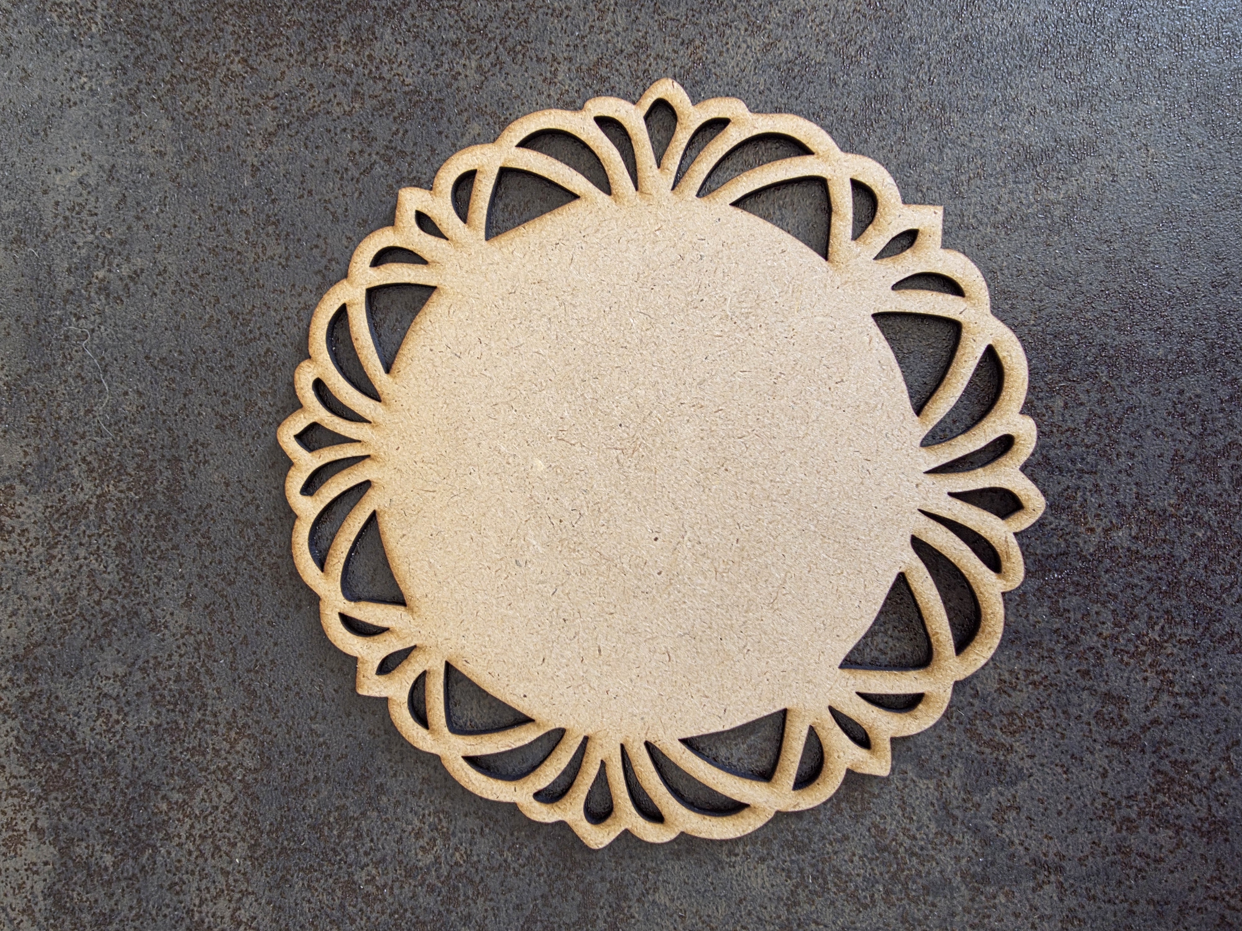 MDF - Kreis Floral 2