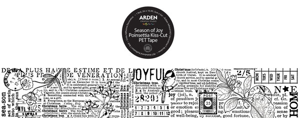 Arden Creative Studio - Season of Joy Journal PET Tape Continuous (5cmx5m)