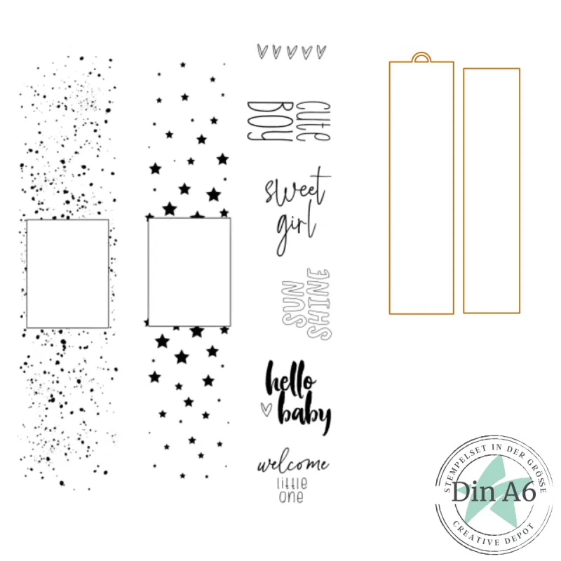 Creative Depot - Bundle - Banderole-Welcome & Anhänger