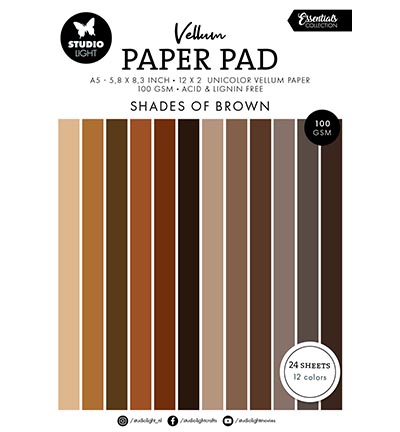 SL Vellum Paper Pad Unicolor paper Essentials nr.195