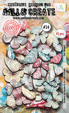 AALL & Create Ephemera Die-cuts Pale Winged
