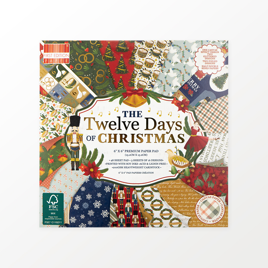 first-edition-twelve-days-of-christmas-6x6-inch-pa