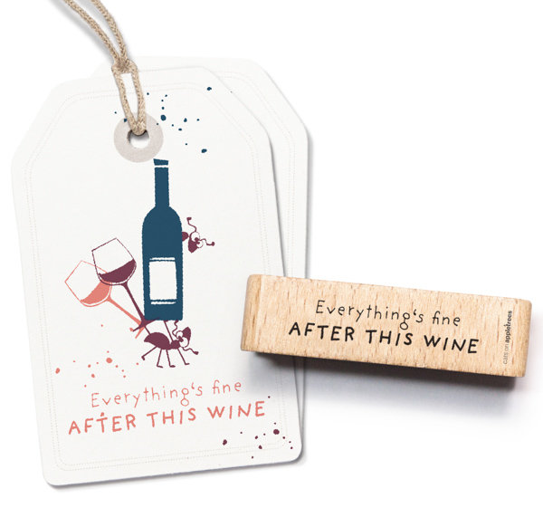 cats on appletrees - Stempel Everything‘s fine after this Wine cats on appletrees - Stempel Everything‘s fine after this Wine
