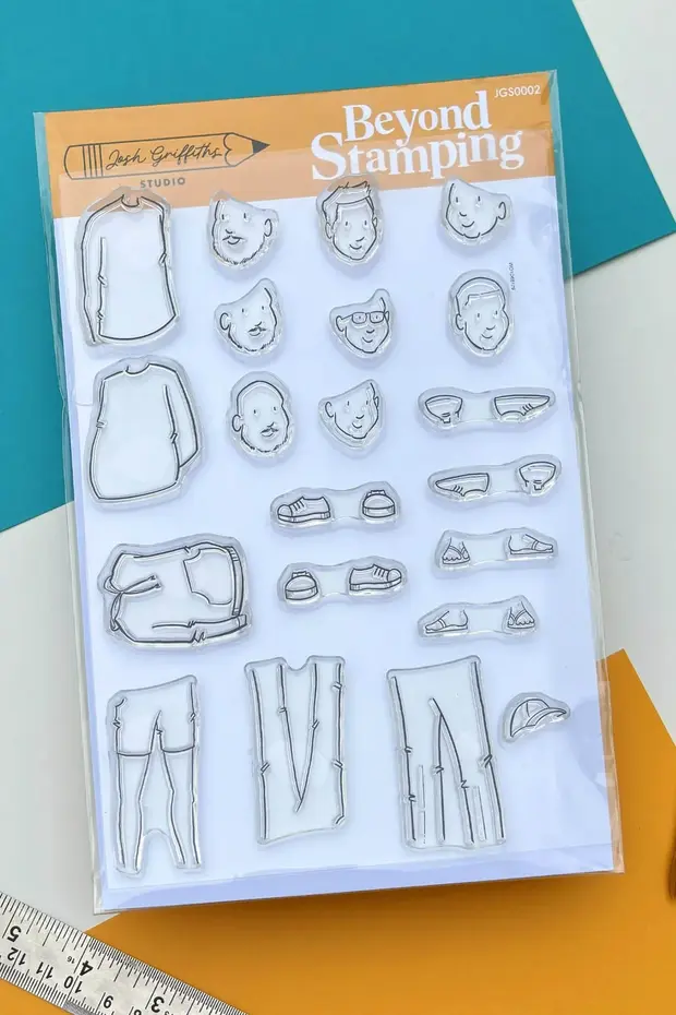 Beyond Stamping - Custom Portrait 2 Photopolymer Stamp Set by Josh Griffiths Studios