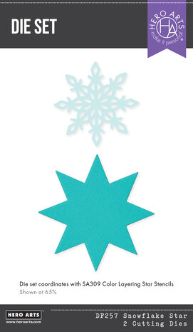 Hero Arts - Very Merry Die Set Snowflake Star