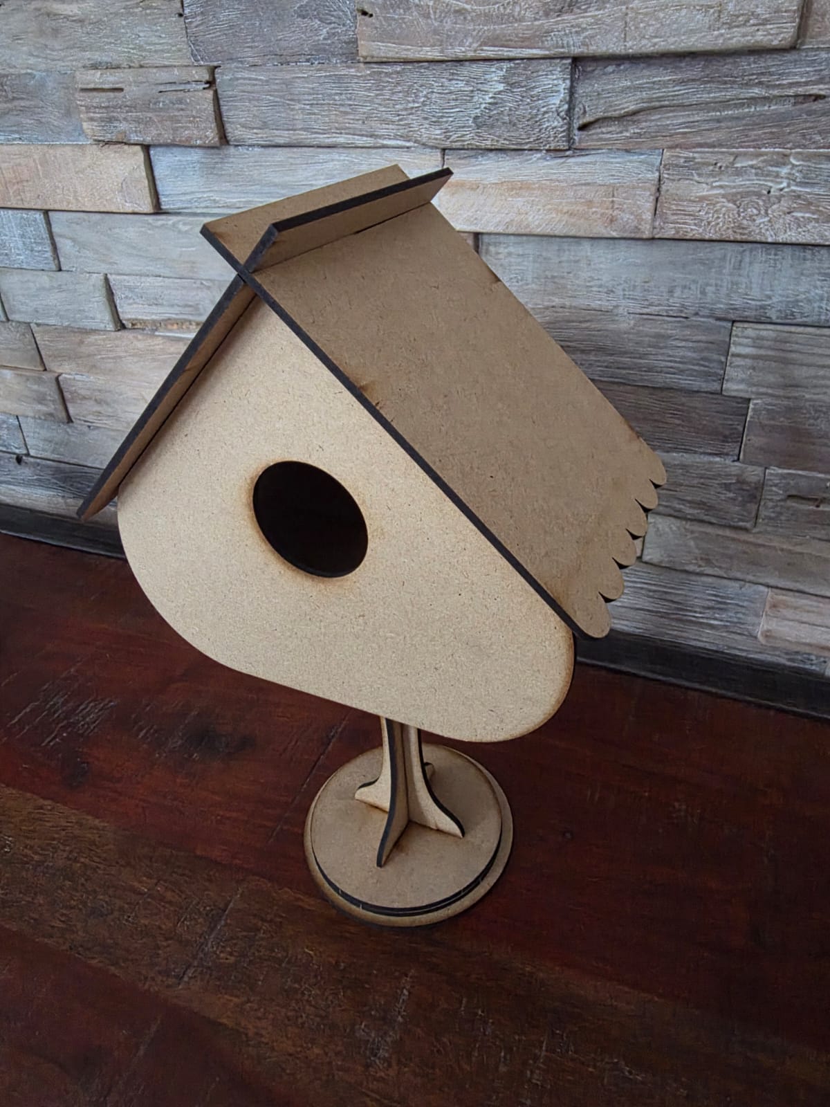 MDF - Vogelhaus - zerlegt