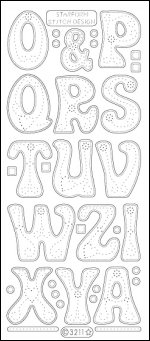 borduurstickervelalfabeto-z