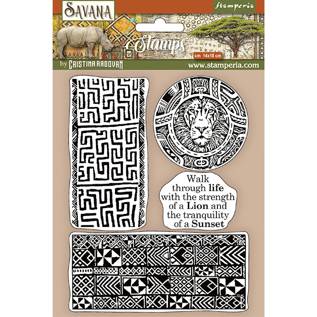 stamperia-natural-rubber-stamp-savana-etnical-bord