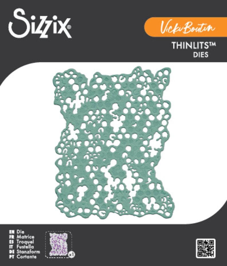 Sizzix - Thinlits Die Set Bubble Wrap Background (1pcs) by Vicki Boutin