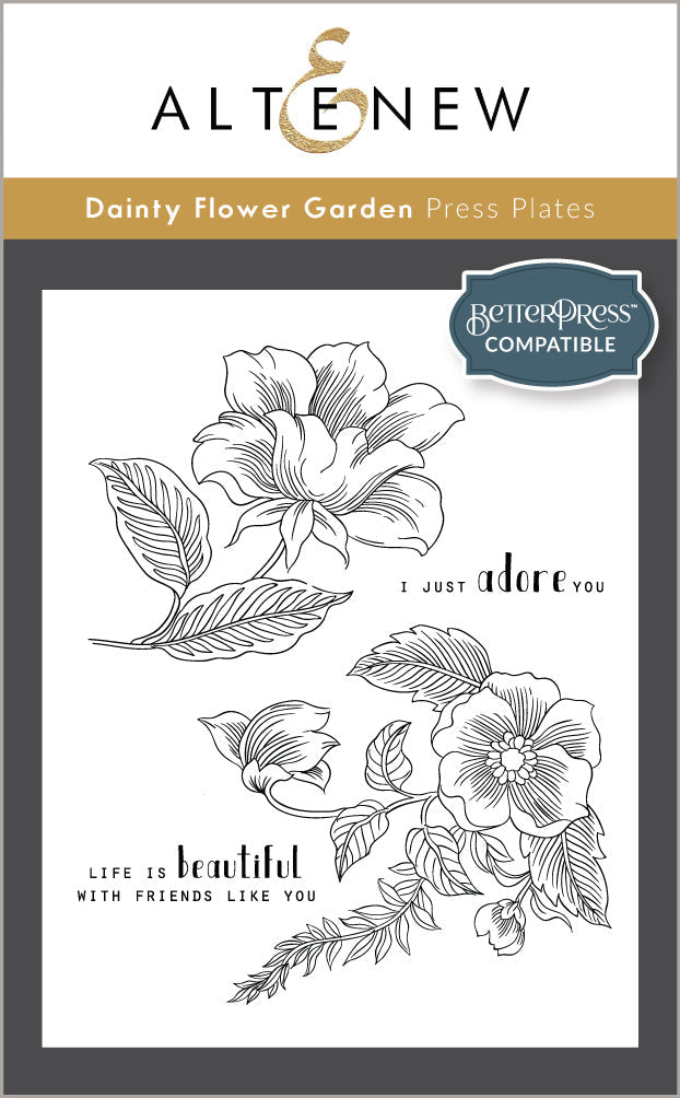 Altenew - Dainty Flower Garden Press Plates