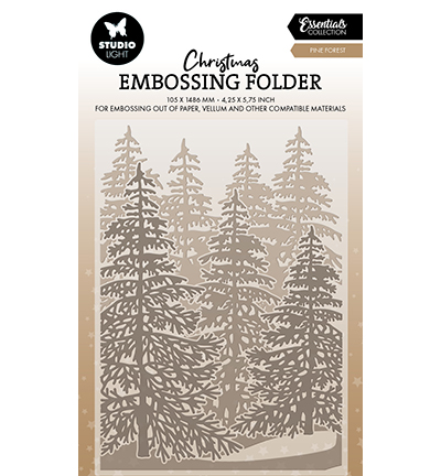 Studio Light Embossing folder - Forest background Essentials nr.32