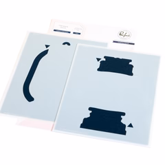 Pinkfresh Studio Stencils -   Lantern Landscapes stencil Pinkfresh Studio Stencils -   Lantern Landscapes stencil