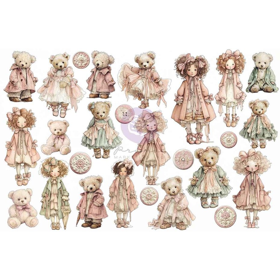 Prima Marketing - Buttons & Keepsakes Ephemera Cherished Companions (52pcs) by Frank Garcia