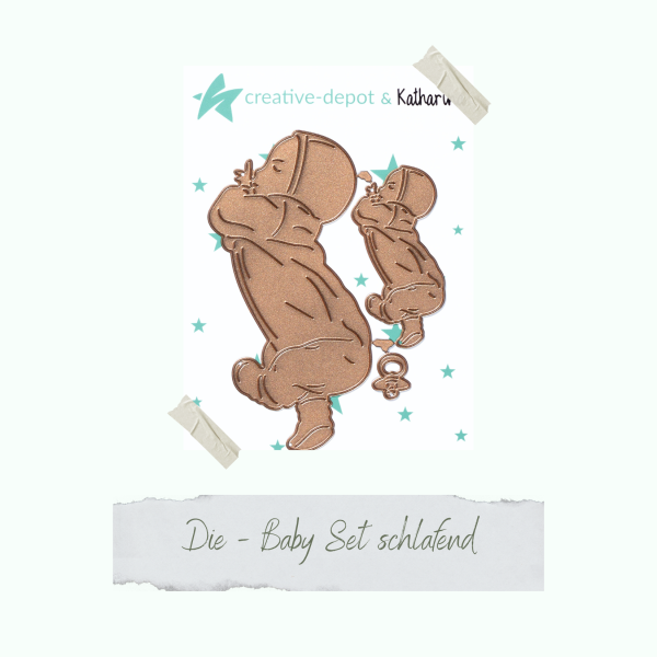 Creative Depot - Die - Baby Set schlafend Creative Depot - Die - Baby Set schlafend
