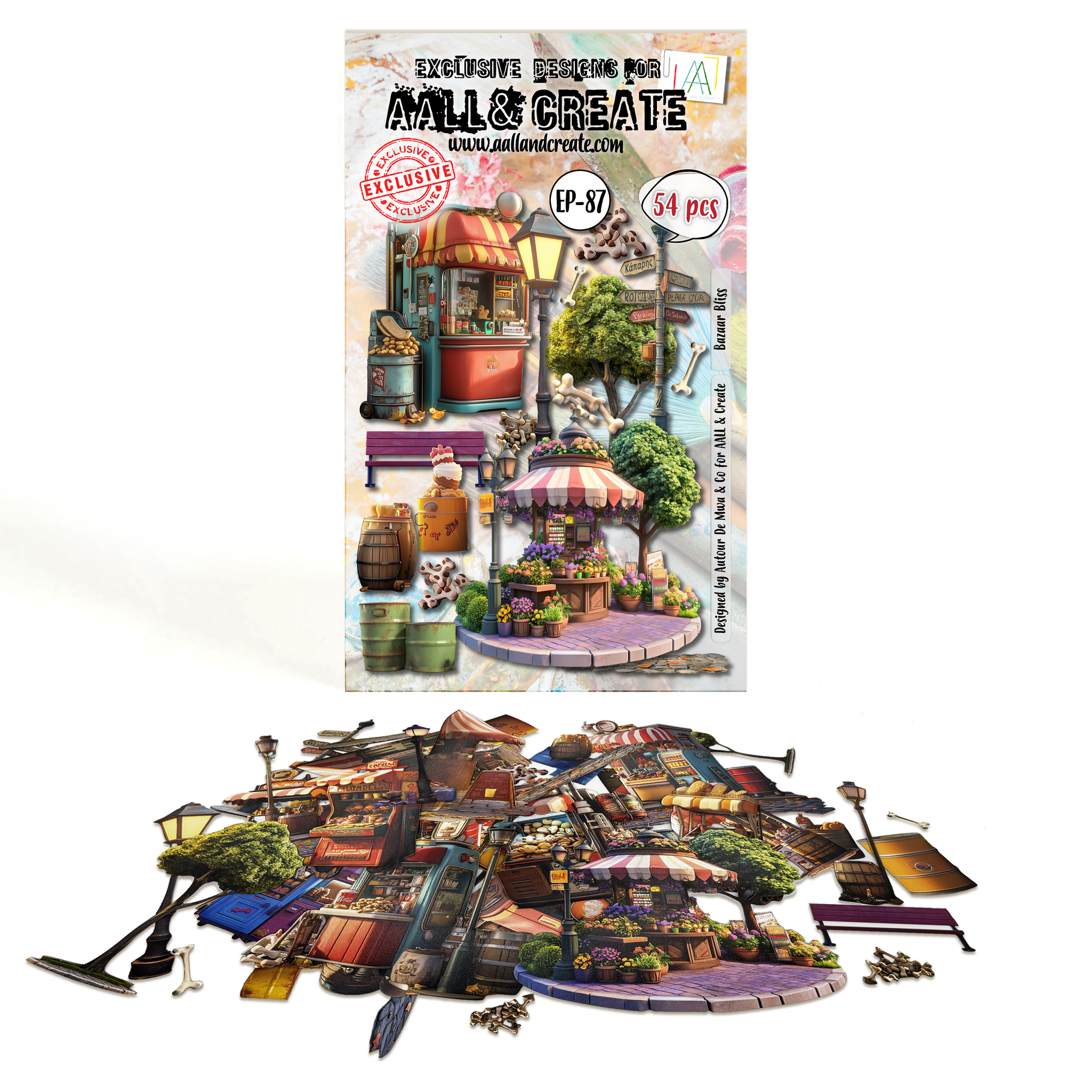 AALL & Create  #87 - Ephemera Die-Cuts - Bazaar Bliss AALL & Create  #87 - Ephemera Die-Cuts - Bazaar Bliss