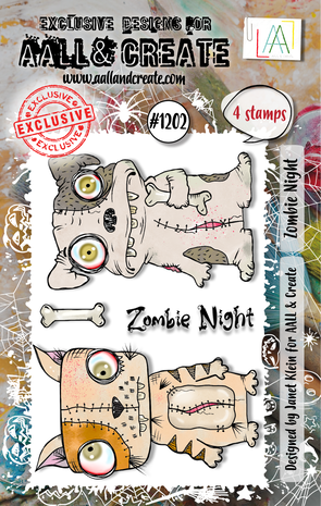 AALL & Create - Stamp Set A7 Zombie Night AALL & Create - Stamp Set A7 Zombie Night