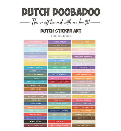 Dutch Doobadoo - Dutch Sticker Strips Oxide