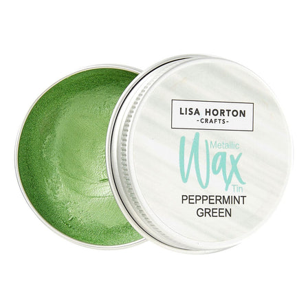 Lisa Horton Crafts Water Based Wax Tin - Peppermint Green Lisa Horton Crafts Water Based Wax Tin - Peppermint Green