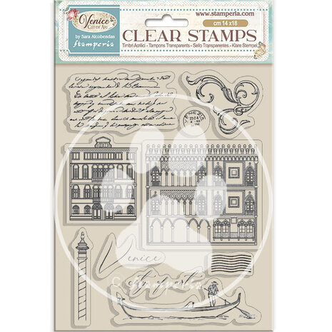 Stamperia- Venice City of Art Clear Stamp Elements Stamperia- Venice City of Art Clear Stamp Elements