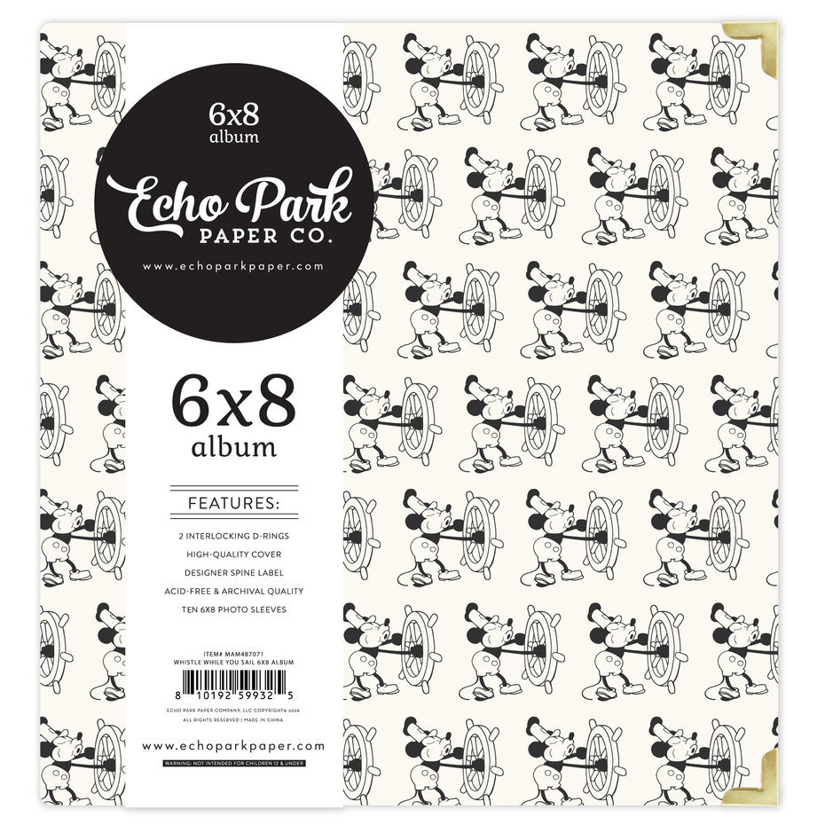 Echo Park - Mouse And Me 6x8 Inch Album Whistle While You Sail