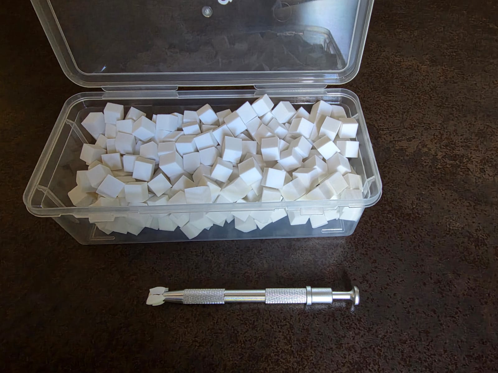 Blending Tool - Greifzange mit ca. 290-300 Schwämmchen
