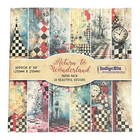 IndigoBlu - Return to Wonderland 8x8 Inch Paper Book  IndigoBlu - Return to Wonderland 8x8 Inch Paper Book