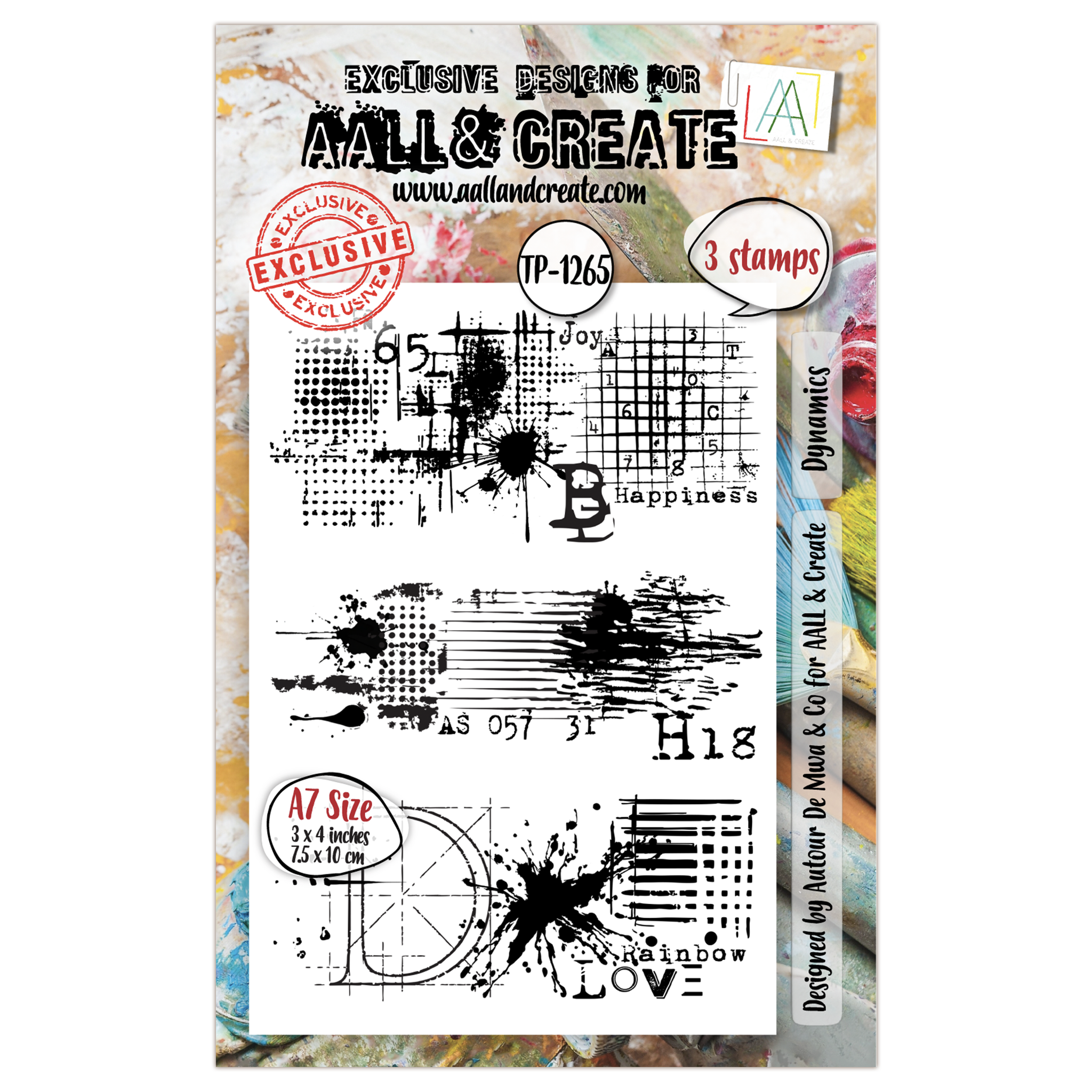 AALL and Create - A7 Stamp Set - Dynamics AALL and Create - A7 Stamp Set - Dynamics
