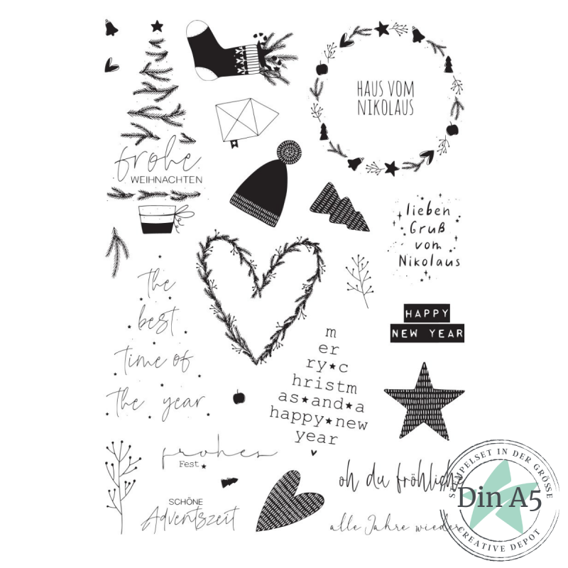 Creative Depot -  Stempelset - Skandi Christmas 