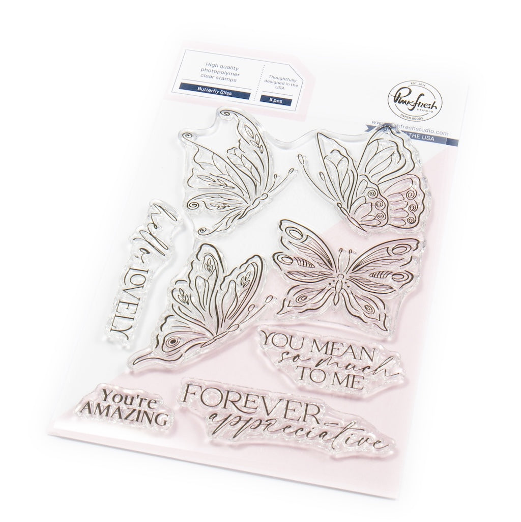 Pinkfresh Studio -  Butterfly Bliss stamp