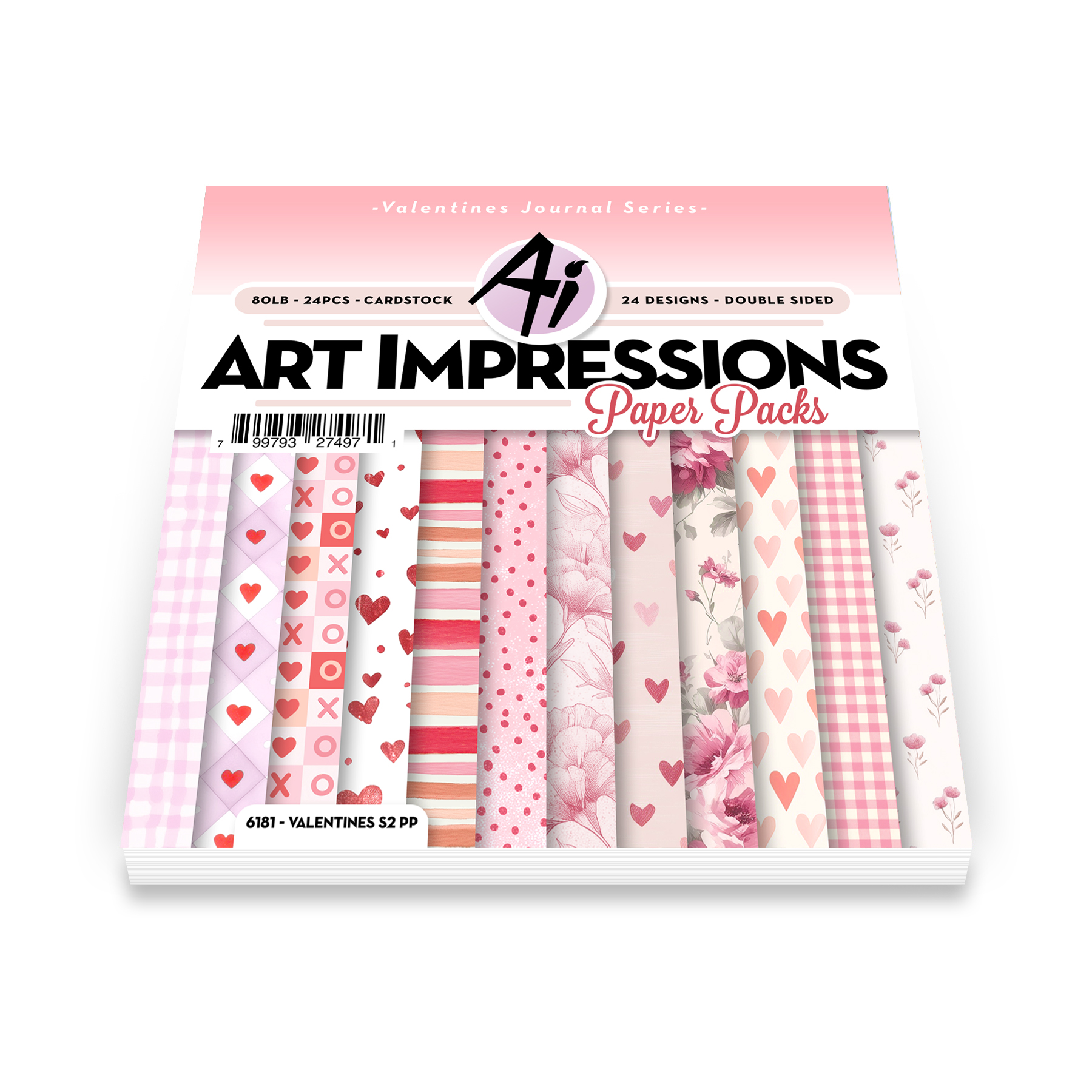 Art Impressions - Valentines Series 2 Paper Pack
