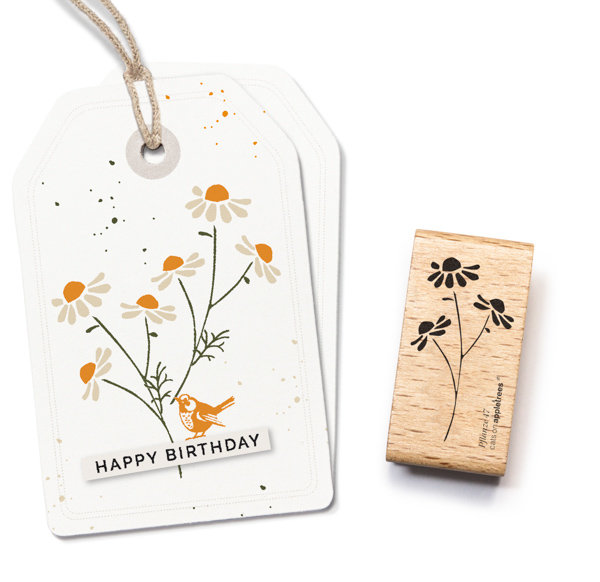 cats on appletrees - Stempel Pflanze 47 Kamille