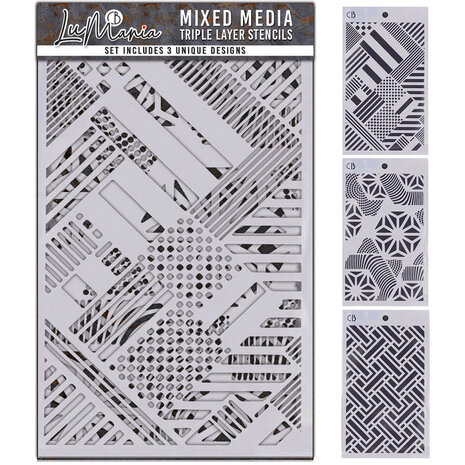 Ciao Bella -Stencil Mix Triple Layer Set #005 Ciao Bella -Stencil Mix Triple Layer Set #005
