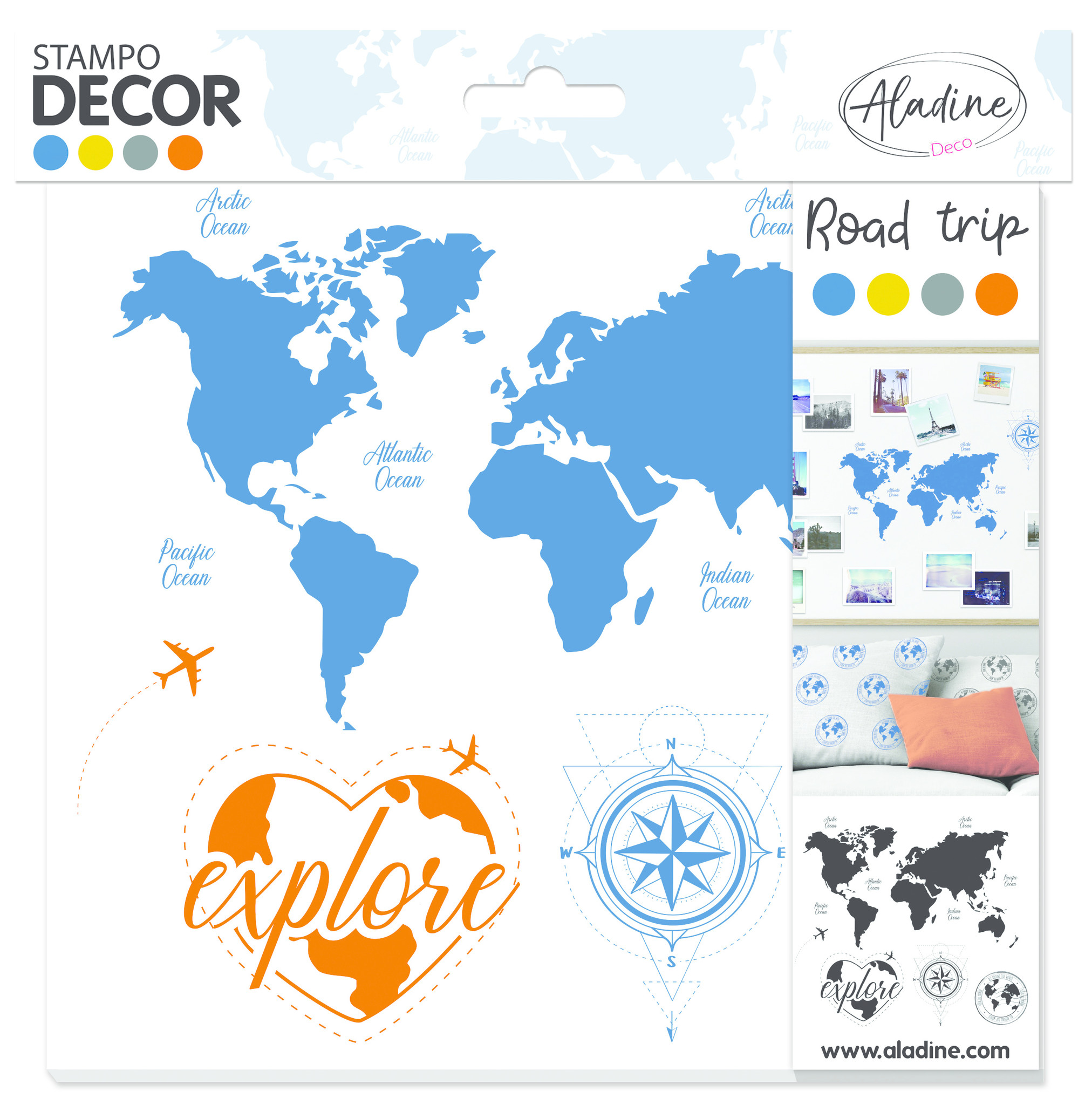 aladine-decor-foam-stamps-road-trip-05283 aladine-decor-foam-stamps-road-trip-05283