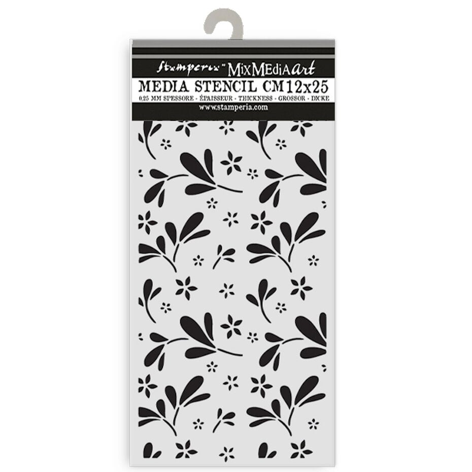 Stamperia - Family Thick Stencil 12x25cm Big Flower Pattern