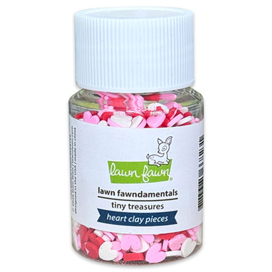 Lawn Fawn - Heart Clay Pieces Tiny Treasures