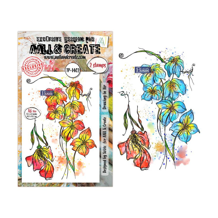 AALL & Create -   Tampon Clear - 1402 -Drawing in Air